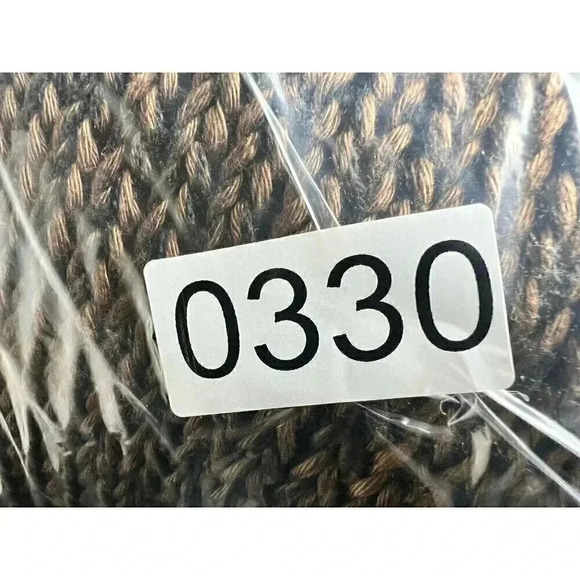 Vintage Rico Hand Knit Pancho Pull Over Sweater Brown One Size - Picture 8 of 8